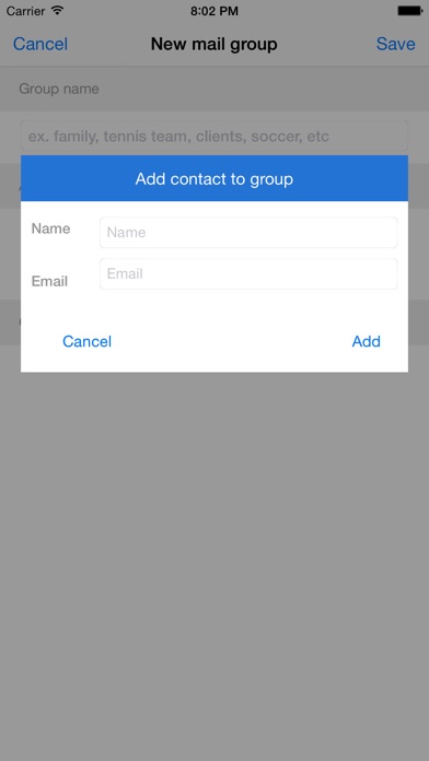 Screenshot #3 pour GroupSend - Group email made simple