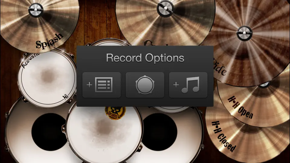 Скриншот Drums! - A Studio Quality Drum Kit In Your Pocket на iPhone 4