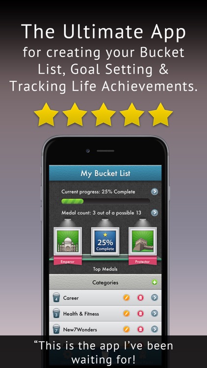 My Ultimate Bucket & To-Do List: Your Life Goals, Dreams & Wishes Progress Tracker + Organizer