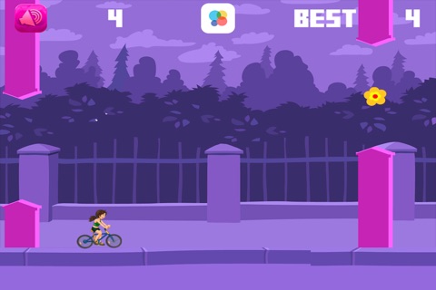 Extreme Girl Biker Racing - Awesome Endless Park Ride PRO screenshot 3