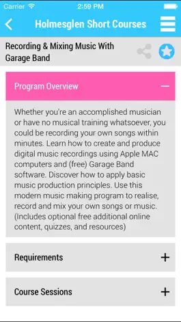 Game screenshot Holmesglen Short Courses hack
