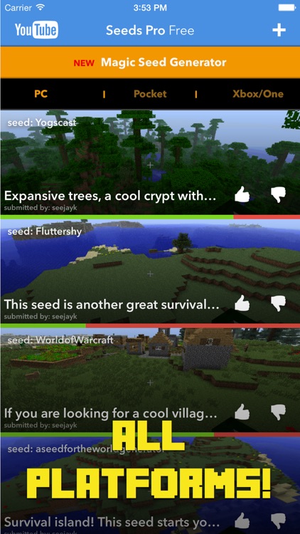 Seeds Pro Free for Minecraft