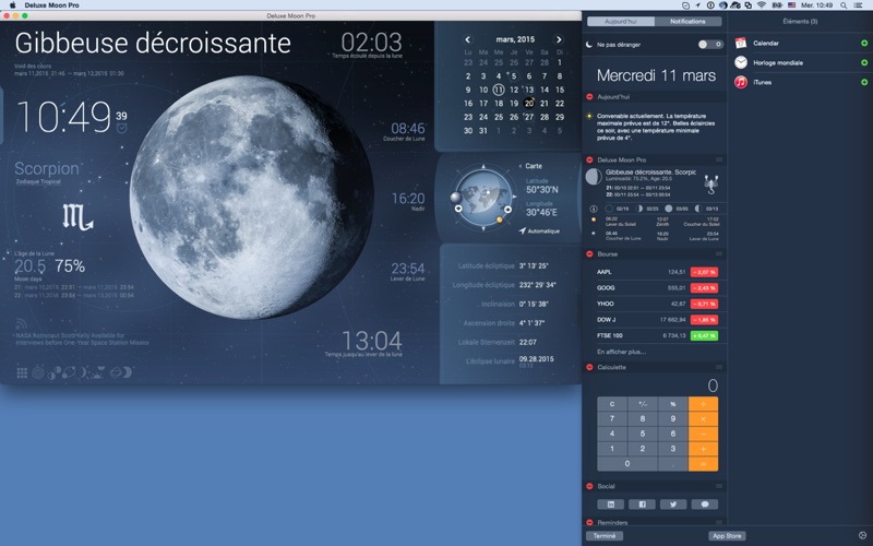 Screenshot #1 pour Deluxe Moon Pro