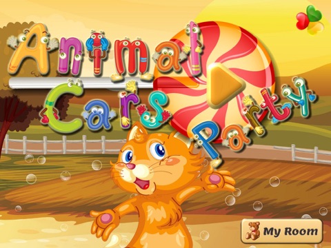 Screenshot #4 pour Voitures de party animal libre: jeux amusants pour enfants d'âge préscolaire
