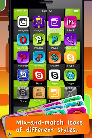 App Icon Skins FREE- Shortcut for your app on home screenのおすすめ画像1