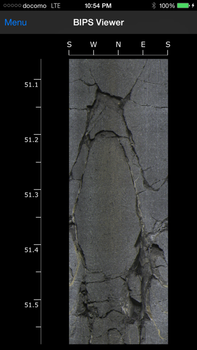 Screenshot #2 pour BIPS Viewer - The Projection Borehole Image Data Viewer