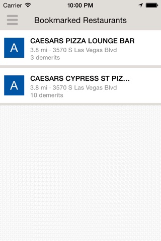 Restaurant Grades Southern NV screenshot 3