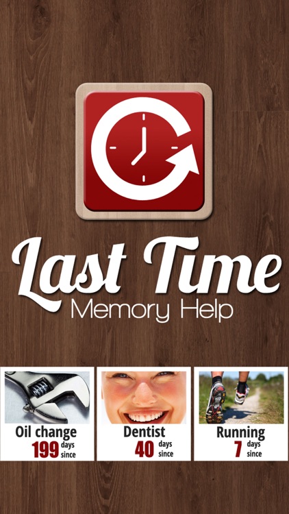 Last Time Memory Help: Remember it!