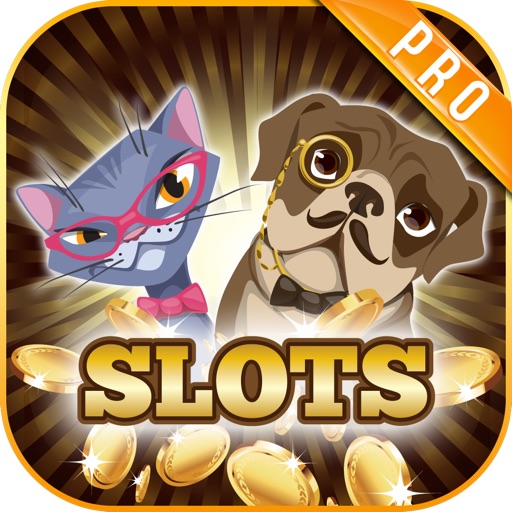 Ace Jackpot Cats and Dogs Slots Machine Fun PRO - Las Vegas Spin to Win the Gold Jackpot City icon