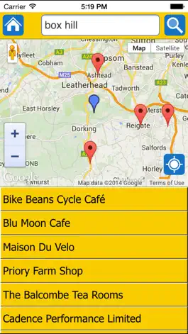 Game screenshot Cycling Cafe Finder apk