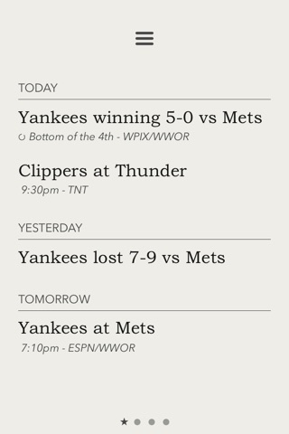 Scored - a better sports app. screenshot 2