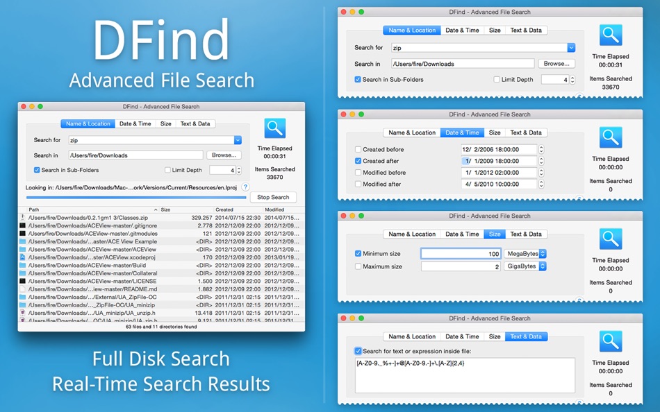 DFind - Advanced File Search (macOS) 게시자: DevStorm DFind - Advanced File Search (macOS) 게시자: DevStorm