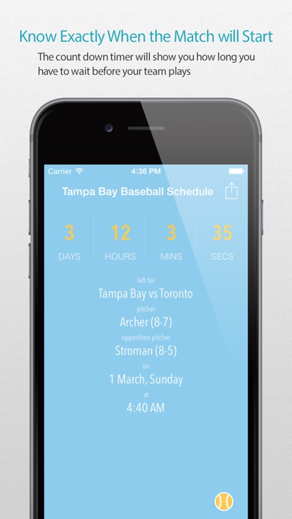 Tampa Bay Baseball Schedule Pro — News, live commentary, standings and more for your team!