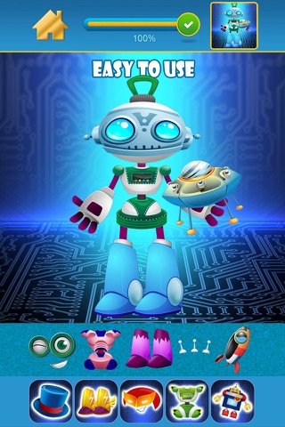 My Awesome World of Little Robots Draw & Copy Game Pro - Dress Up The Virtual Power Robot Hero For Boys - Advert Free screenshot 4