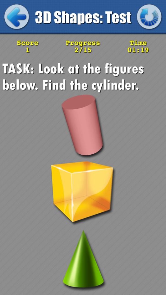 #1. Math Geometry: Learning 2D and 3D Shapes (iOS) By: Vinta Games