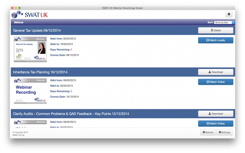 SWAT UK Webinar Recording  Viewer thumbnail 1