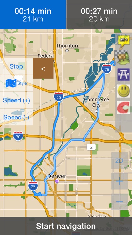 Colorado/Denver Offline Map with Traffic Cameras Pro