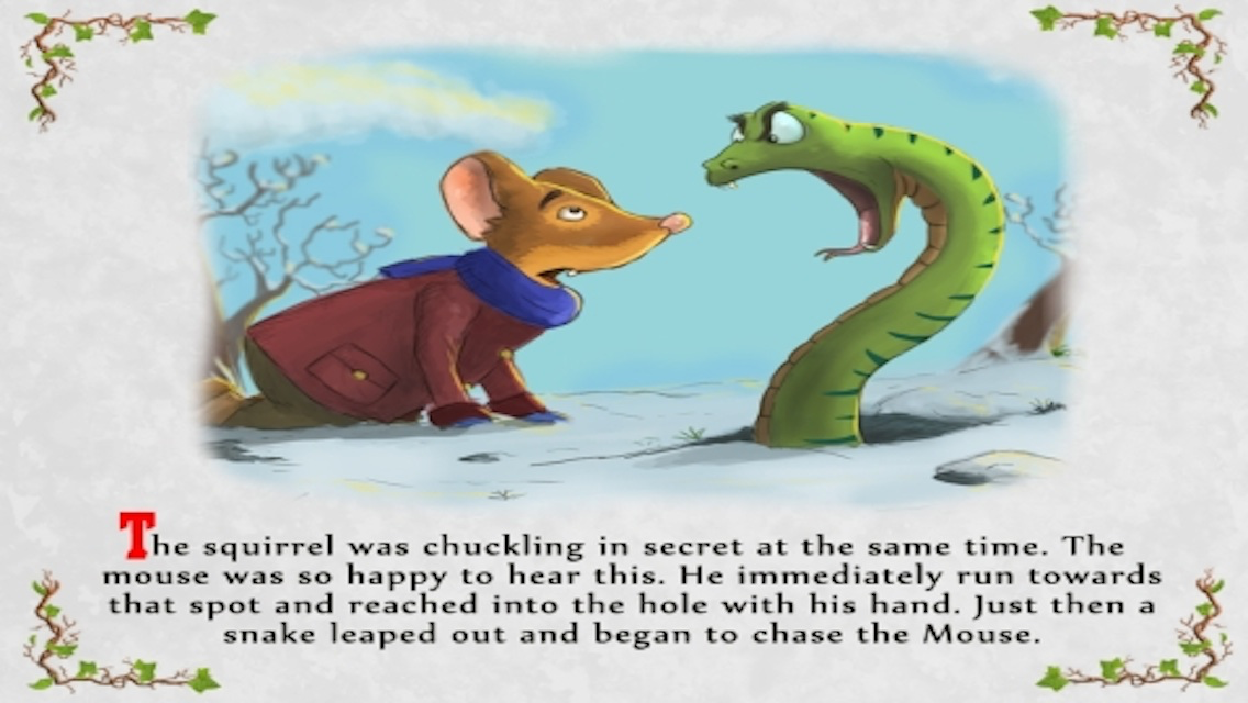 "The Pinchpenny Mouse 2" winter adventure interactive storybook screenshot 3
