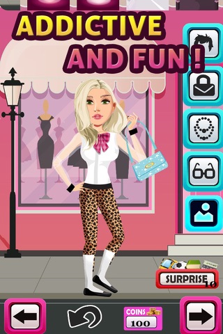 My High School Teen Fashion Icon Dressing Up Game screenshot 3