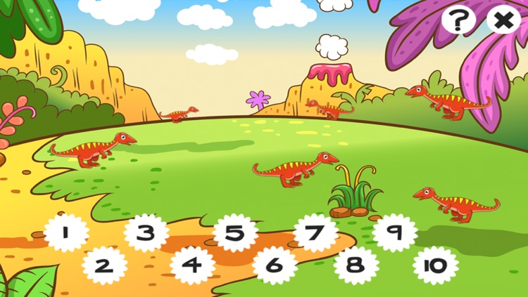 123 Count-ing With Dino-saurs: Learn-ing To Count To Ten. My Kid-s & Baby First Number-s