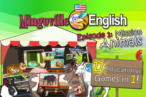 English for Kids - Play and Learn with Animals - includes fun language learning games and teaching activities for childrenのおすすめ画像1