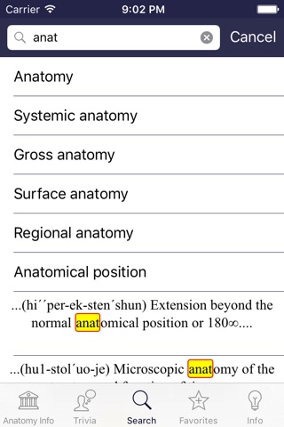 Anatomy Info screenshot 2