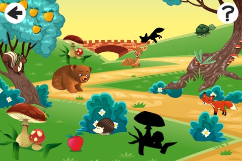A Kid-s Game-s with Happy Forest Animal-s: Spot the Shadow screenshot 3