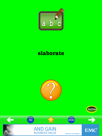 Screenshot #4 pour Vocabulary Builder Games FREE! Learn English Vocabs for SAT, GRE & PSAT!
