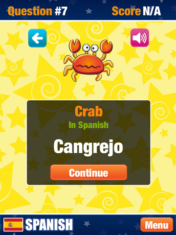 Screenshot #5 pour Spanish Tutor - Free Language Learn with Native Voice and Flashcards
