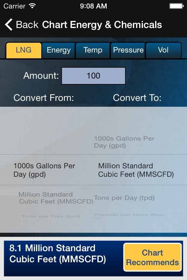 Conversion Calculator by Chart screenshot 3