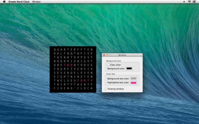 Screenshot #3 pour Simple Word Clock