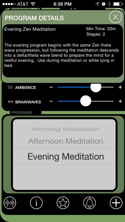 Brain Wave Zen Meditation - 3 Meditative Binaural Brainwave Entrainment Programs screenshot-0