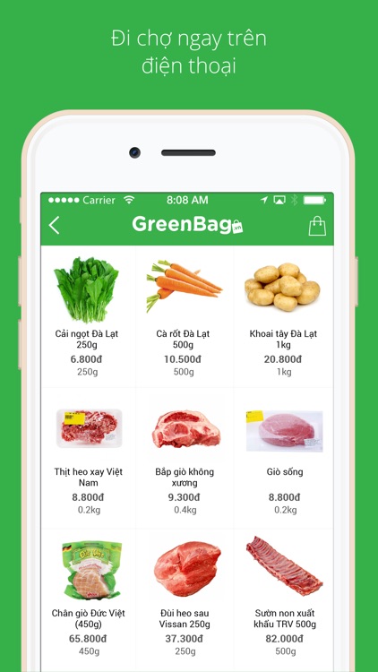 GreenBag – Đi Chợ Online