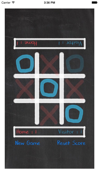 Tic Tac Toe Chalk