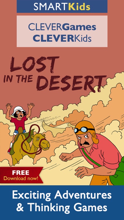 Smart Kids : Lost in the Desert Thinking Puzzle Games and Exciting Adventures App