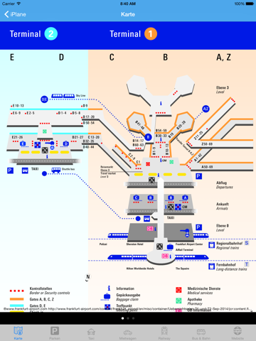 Screenshot #6 pour Flughafen Frankfurt Airport  iPlane Fluginformationen