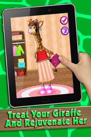 Giraffe Wedding Dress up - Baby Girls Game screenshot 3