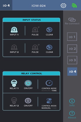 Lutron IO APP screenshot 2