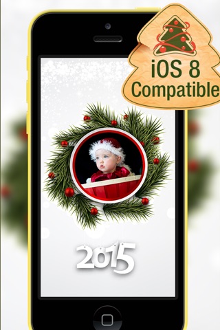 Frames My Photos Christmas Edition for iOS 8 screenshot 2