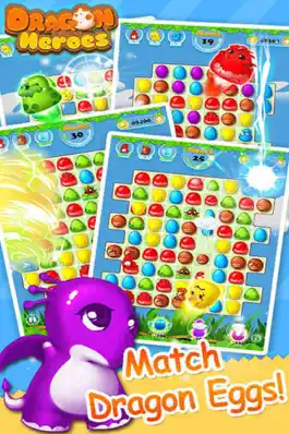 Game screenshot Dragon Puzzle World - fun 3 match splash game mod apk