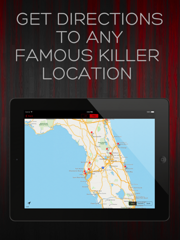 Screenshot #6 pour Killer GPS: Crime Scene, Murder Locations and Serial Killers