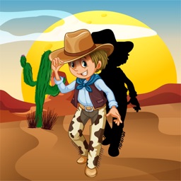 A Cowboys Shadow Game to Learn and Play for Children