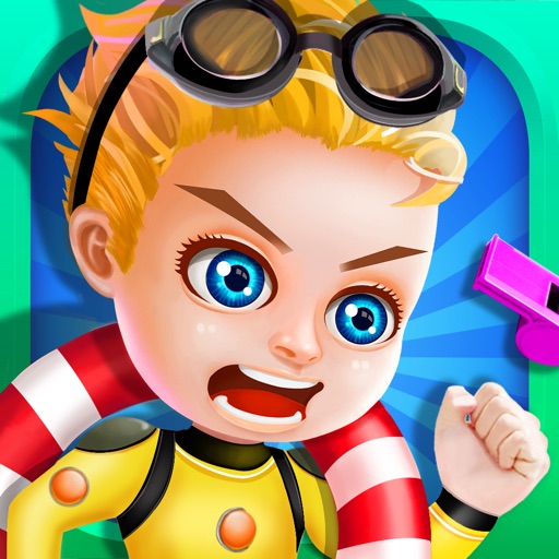 Crazy Lifeguard Hero - Kids Games Icon