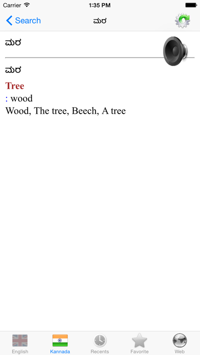 English Kannada best dictionary iPhone screenshot 4 - Education app