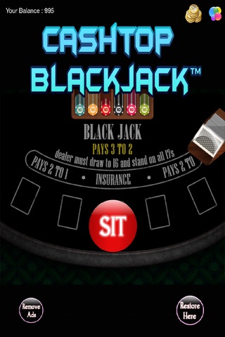 Aaaaaah! CashTop Bonus Casino Blackjack - Chain Roll Seven High: 3d Dynasty screenshot 2