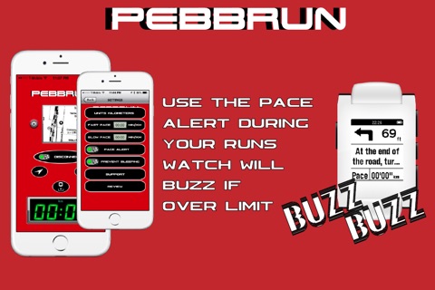 PebbRun-Fitness GPS Navigation and Pace Alert for Pebble Smartwatch screenshot 2