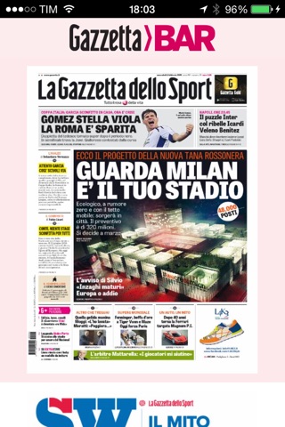 Gazzetta Bar - La Gazzetta della Sport screenshot 2
