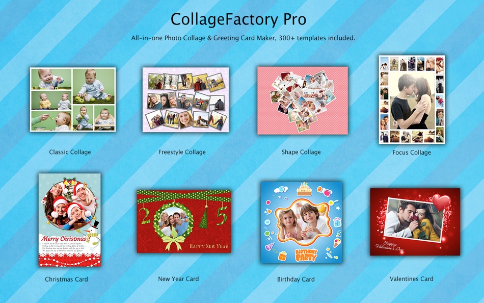 CollageFactory Pro - Photo Collage Maker & Greeting Cards Creator - 2.0 - (macOS)