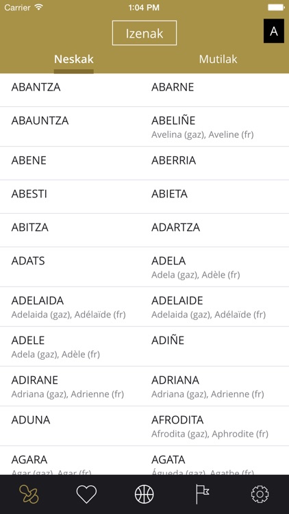 Euskal Pertsona Izenak