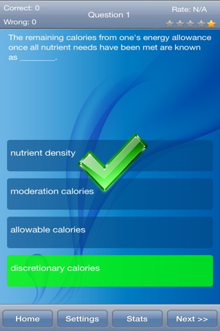Human Nutrition Quiz screenshot 2